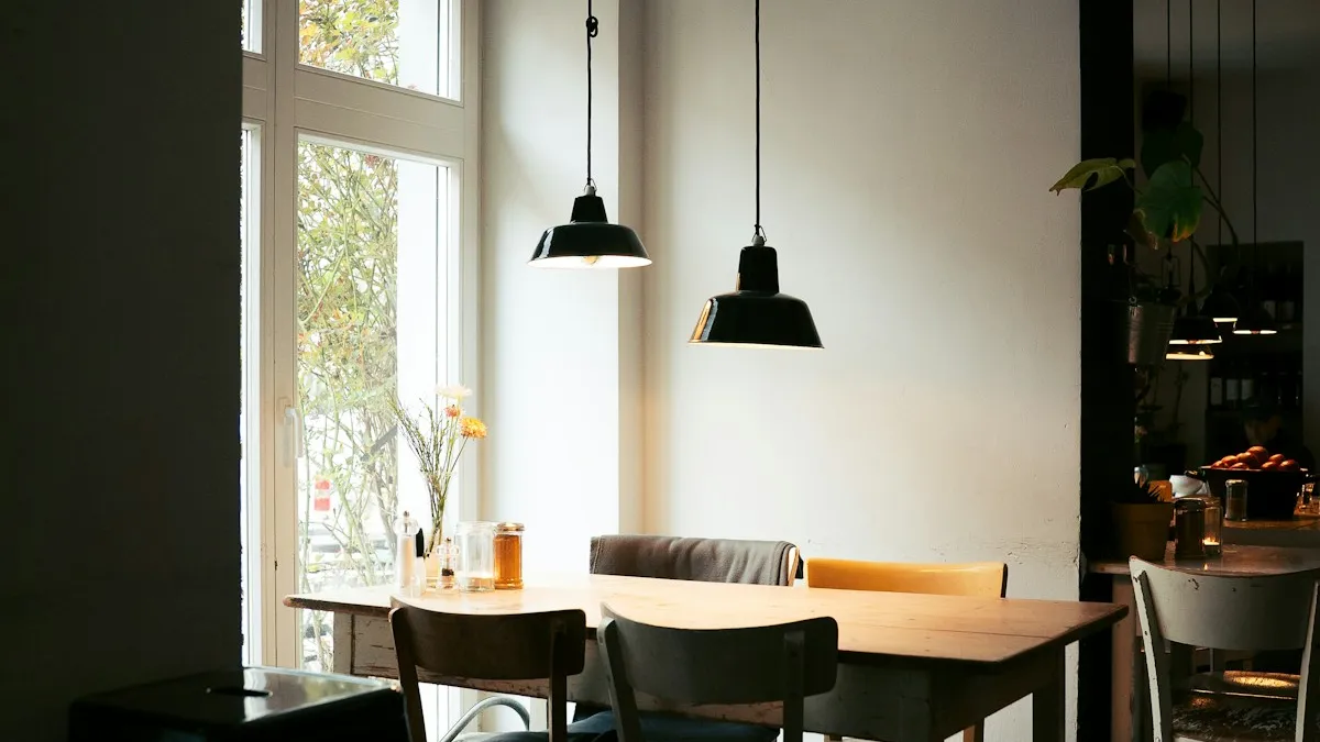 Cafe interior with seating near Prosper TX
